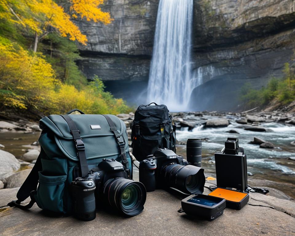 Gear and equipment for Fall Creek Falls photography