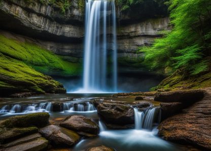 Waterfalls at Fall Creek Falls